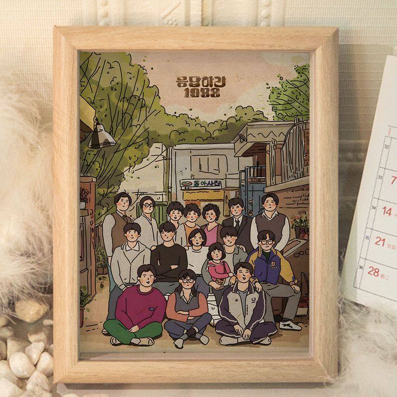 请回答1988卡通摆台相框ins风