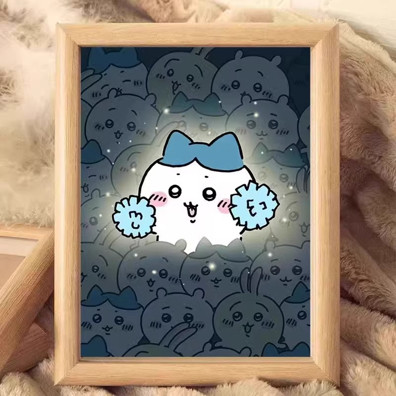 乌萨奇小八发光卡通相框治愈周边摆件饰品送朋友同学生日礼物diy