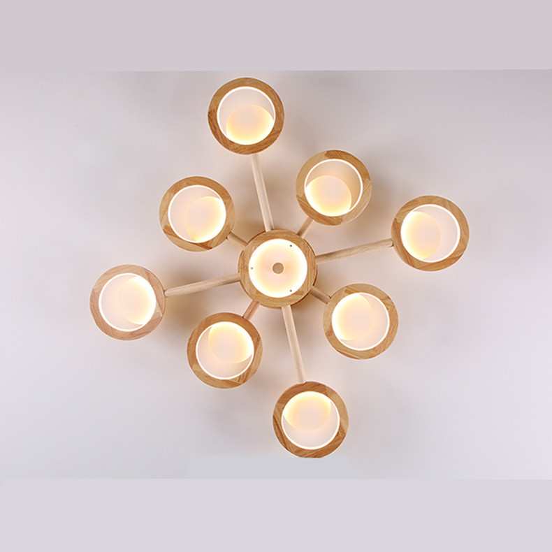 北欧简约现代大气客厅餐厅灯创意个性卧室小爱led吸顶灯具X9218