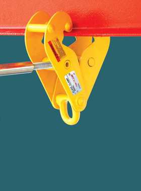 品尔优工字钢夹钳 UYC轨道夹持器低碳合金钢起重吊钳钢结构夹具