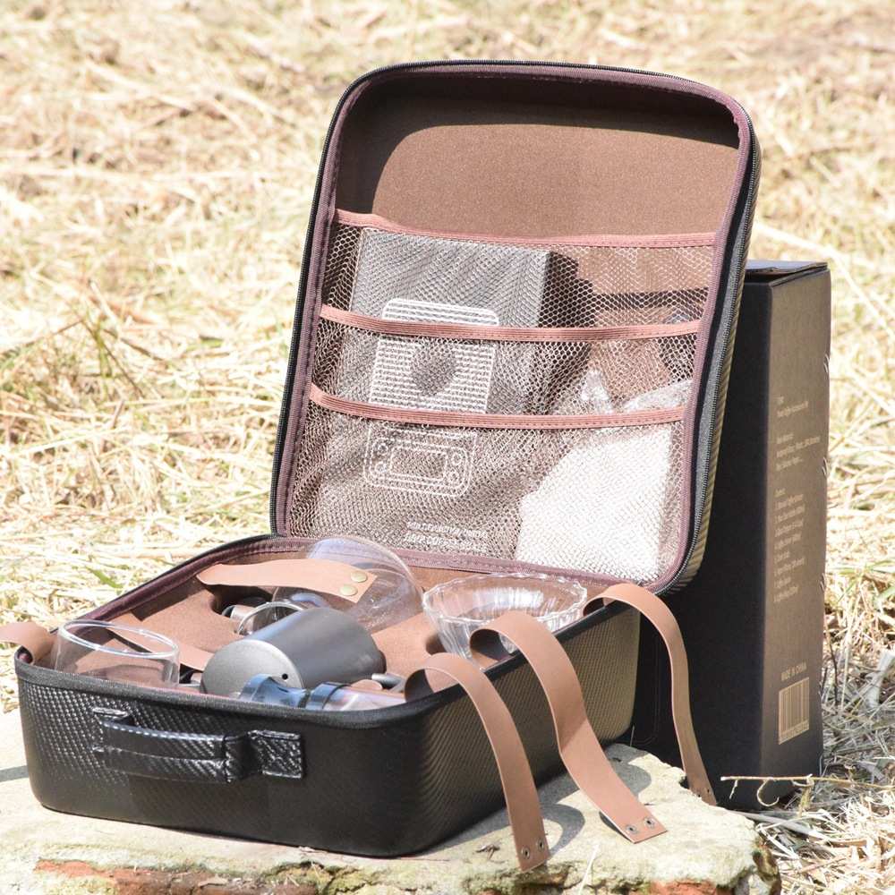 收纳旅行手冲咖啡壶套装手磨咖啡壶全套器具滤杯手冲壶组合