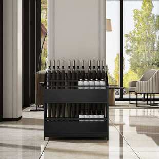 高端商务雨伞架沥水落地式置物架酒店大堂餐厅入口雨具收纳放伞桶