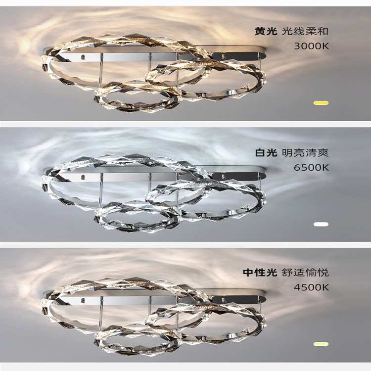 客厅灯简约现代大气轻奢高档极简设计师创意北欧餐厅吸顶灯卧室灯