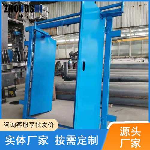 矿用无压风门一套两扇双向隔风 矿井通风巷道用机械闭锁无压风门