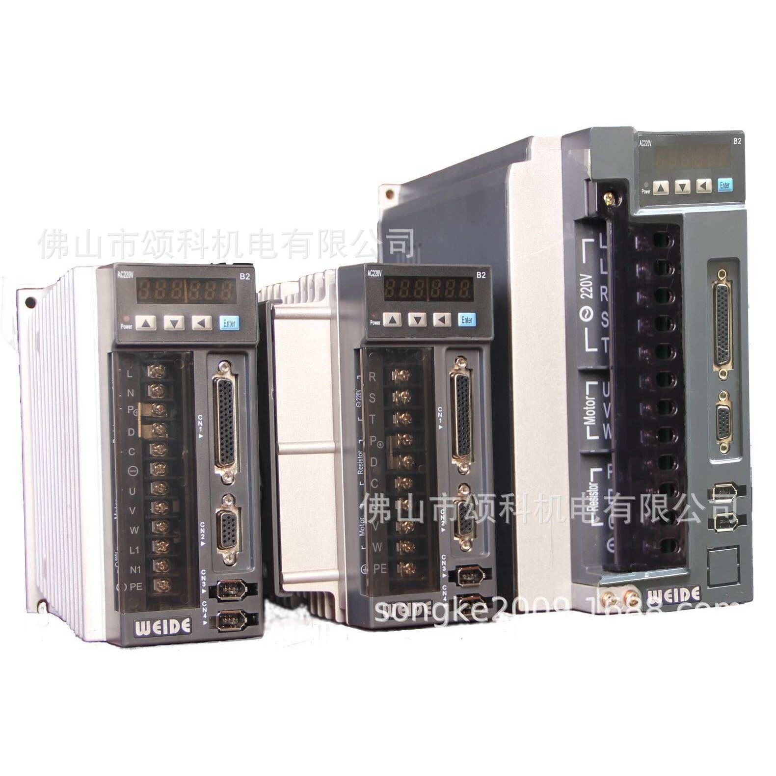 200W伺服电机 伺服驱动器 韦德伺服套装及驱动系统