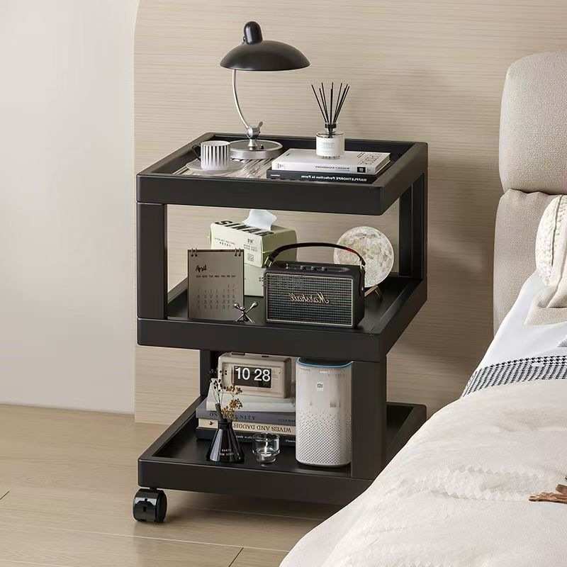 520边几奶油风轻奢客厅沙发角几创意迷你边柜床头柜小户型小茶几