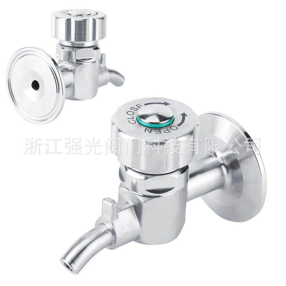 精酿啤酒发酵罐卫生级取样阀,316L不锈钢啤酒取样阀,304 卡箍式