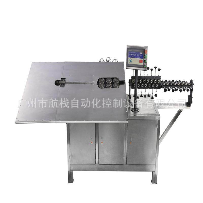 山东滨州航栈牌M型果树定型器二维弯线机 高速铁线别枝器成型机