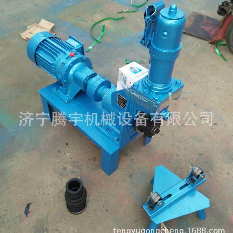 219电动液压压槽机视频 消防管道滚槽机 管道压槽机厂家