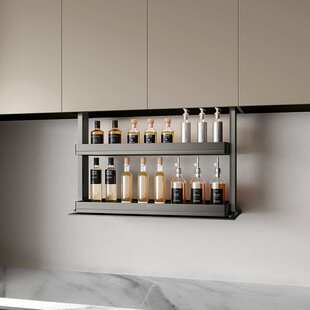 诺米魅影系列电动升降机厨房厨房吊柜拉篮调味篮智能调味拉篮