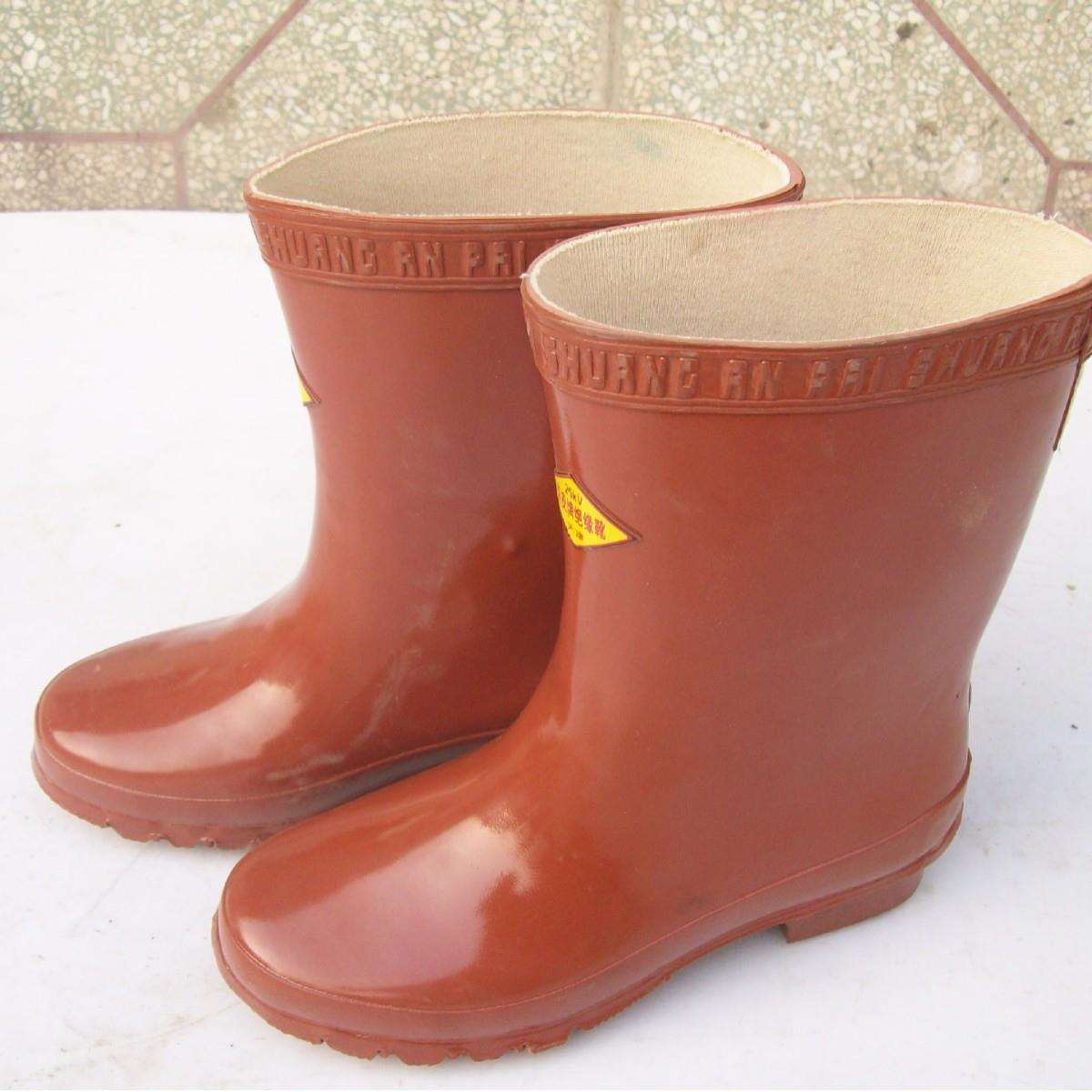 电力绝缘胶靴防滑耐磨耐酸碱防水电工专用靴