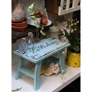 实木小板凳多肉花盆架落地户外花园阳台客厅家用装饰花架置物架