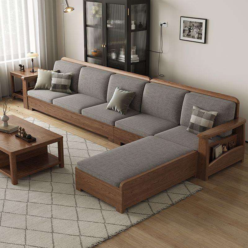 源头工厂价TXP2白蜡沙发现代简约客小户型冬夏储物转角贵妃家用家