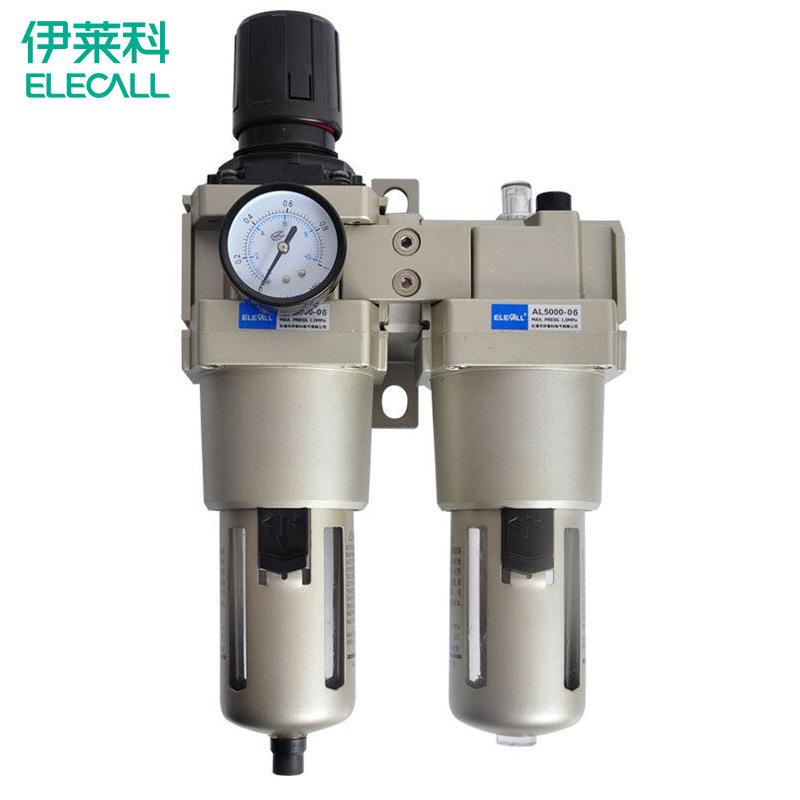 伊莱科AC5010-06气源处理器二联件空气过滤组合油水分离器SMC系列