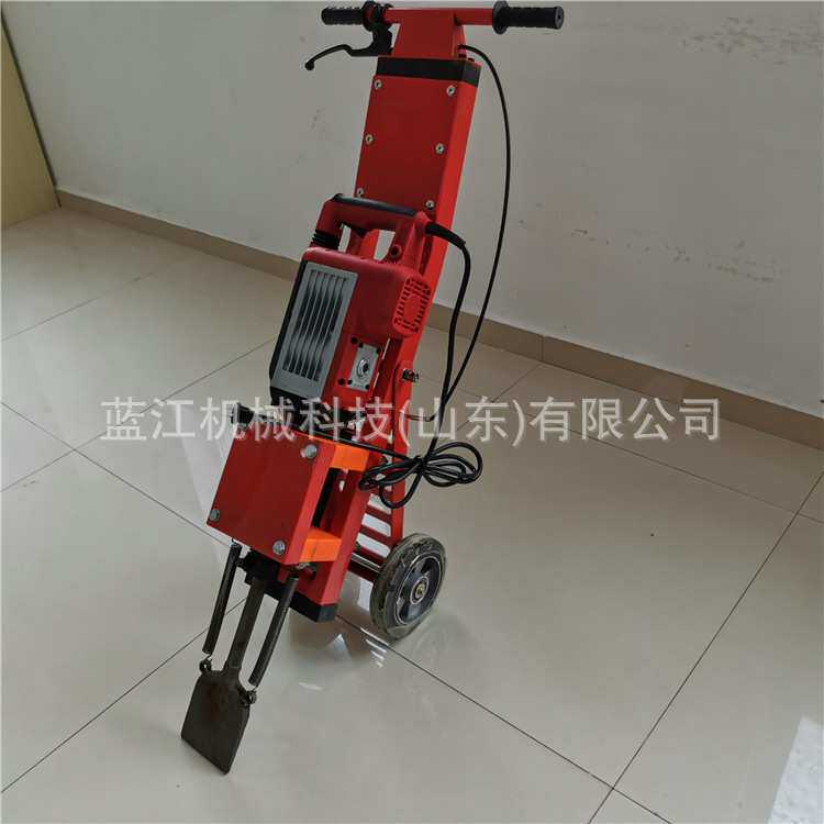 瓷砖铲除手推电镐 小型电镐车铲地坪铲地皮 地面破碎电镐铲