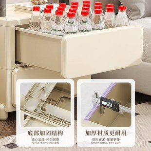 收纳柜家用客厅置物柜塑料夹缝储物柜子日式 加厚抽屉式 卧室床头柜