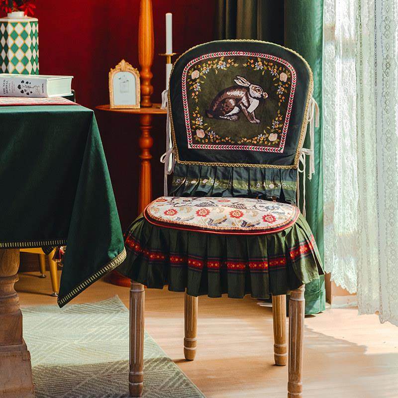 蜡笔派童话小镇椅子靠背巾手绘套罩家用轻奢氛围感椅套装凳子靠背,居家布艺,椅套/椅垫,淘宝优惠券,粉丝福利购,淘宝优惠卷