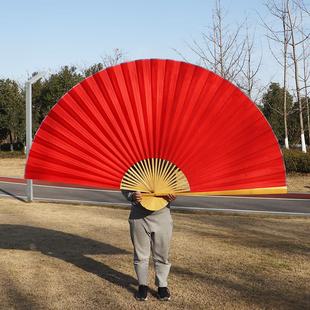 宣纸空白大挂扇舞蹈布扇 书法绘画 画装饰扇子工艺折扇签名COS道