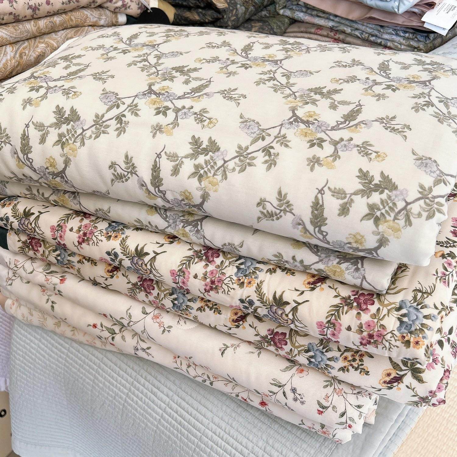 韩式小碎花凉爽天丝夏凉被200x230丝滑凉感冰丝空调被夏季薄被子,床上用品,化纤被,淘宝优惠券,粉丝福利购,淘宝优惠卷