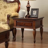 田园简约茶桌客厅带抽屉储物长茶几 欧式 美式 乡村实木茶几