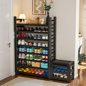 柜 凳可坐入户坐凳门口不锈钢鞋 铁艺鞋 架家用门口多层简易钢制换鞋