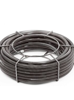 先通75/80/180管道疏通机加密加粗弹簧配件 16mm20米