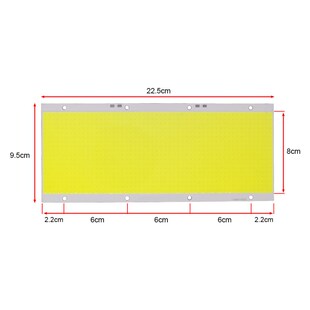 300W超亮COB灯板冷白光12V高密度芯片机器视觉摄影补光灯led光源