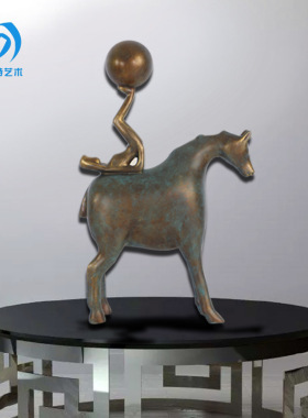 现代简约休闲金属动物铜艺摆设家居客厅玄关酒柜桌面小摆件装饰品