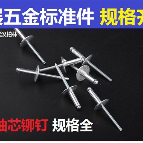 大帽铝拉钉 铝制抽芯铆钉 装潢钉 大头拉铆钉M4M5*13-25 帽径16mm