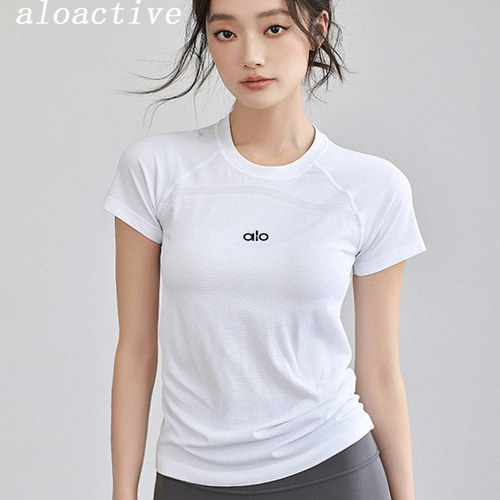 ALOACTIVE修身显瘦瑜伽T恤上衣