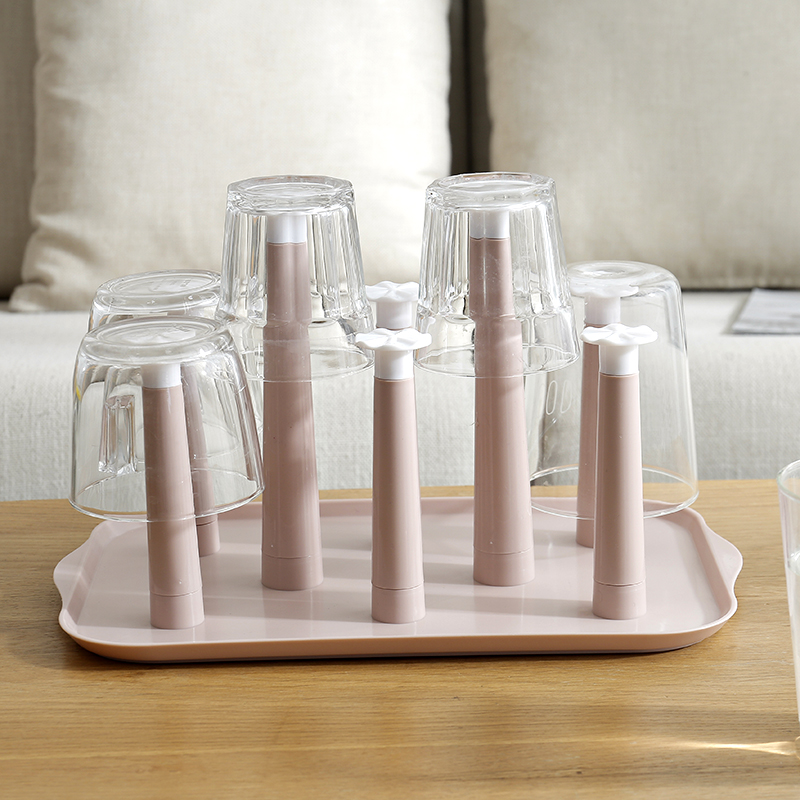 玻璃杯架水杯挂架茶杯架收