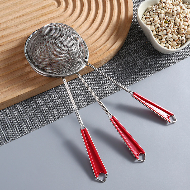 不锈钢豆浆果汁过滤网筛家用厨房超细过滤勺捞勺火锅隔油漏勺漏网,厨房/烹饪用具,漏勺/滤网勺,淘宝优惠券,粉丝福利购,淘宝优惠卷