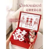 新婚礼物结婚送新人新娘闺蜜毛毯订婚高档实用高级特别 百喜毯子