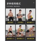 华亚电镀铸铁哑铃男子健身家居运动器材杠铃臂肌训练组合