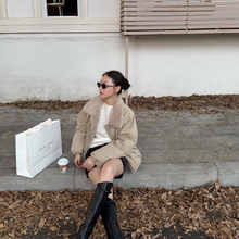 BEFORE SUNSET 日落-上新毛毛立领派克羽绒服外套保暖羽绒服外套