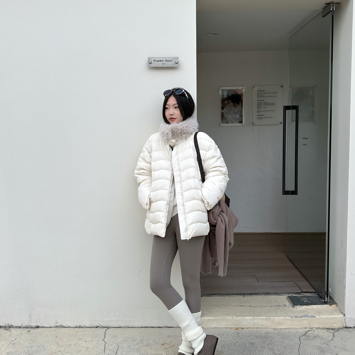 BEFORE SUNSET 日落-保暖羽绒服外套(配可拆卸聚酯纤维仿毛毛领)