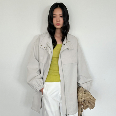 BEFORE SUNSET 日落/周末-2026春上新经典复古中长款立领外套风衣