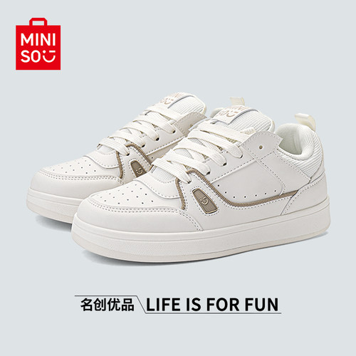 名创优品春夏新款休闲滑板鞋