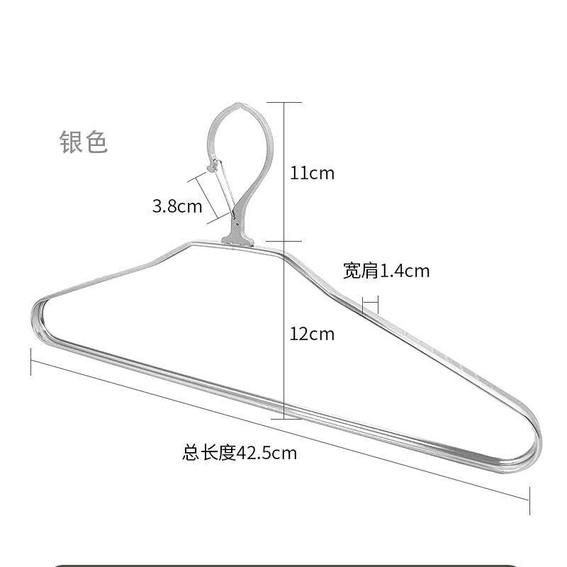 防风衣架自动卡扣晾衣阳台铝合金高楼防掉落无痕晒衣户外凉衣架子