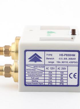 鸿森HS-P830HM压力控制器高压气压力开关 空调自动真空压力控制器