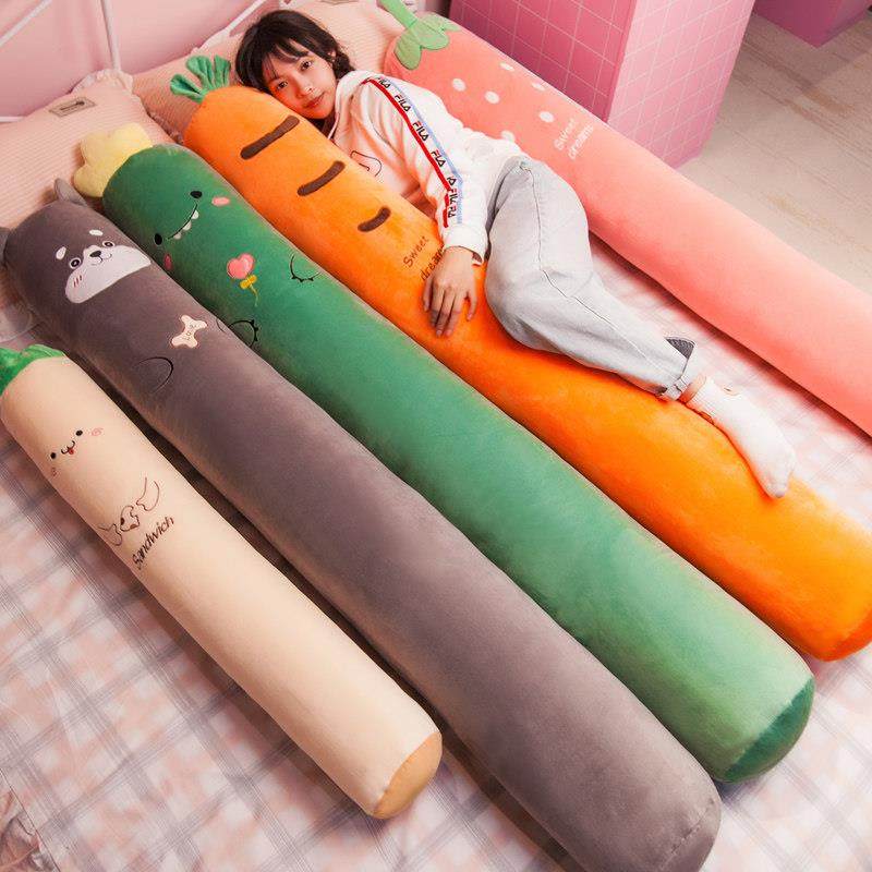 可爱长条抱枕女生侧睡夹腿男生款卧室孕妇睡觉抱着专用床上枕头大