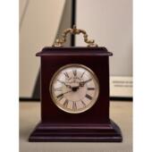 覆古艺术钟表创意座钟新中式 古典台钟装 饰家居客厅时钟摆件桌面钟