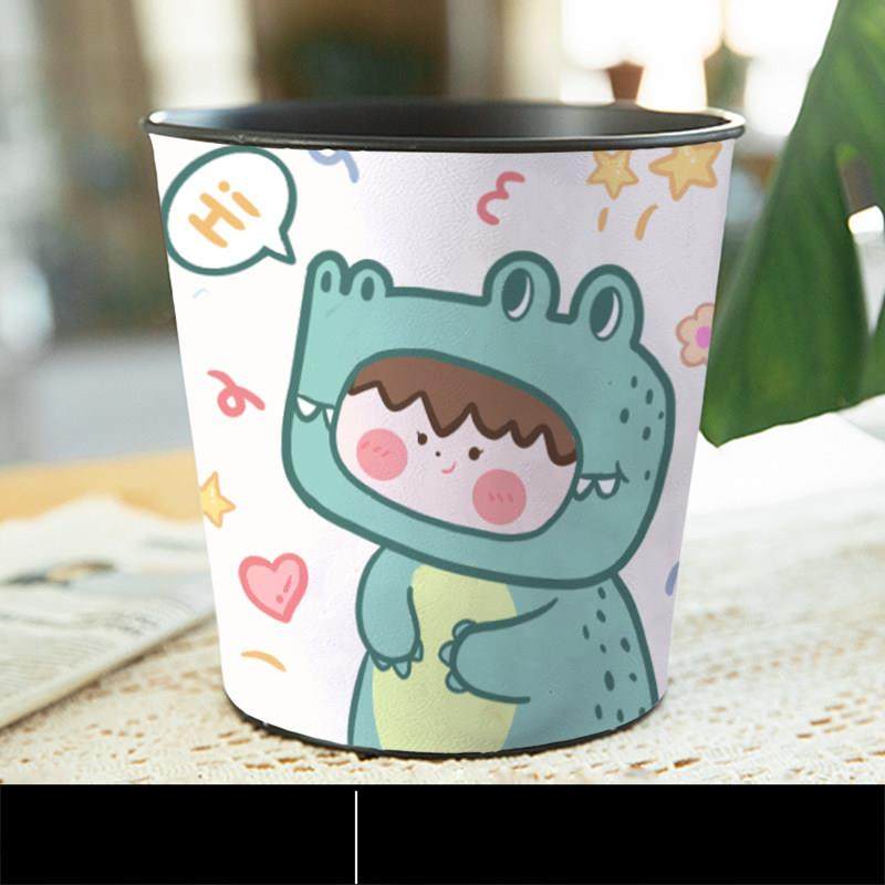 垃圾桶小号防水家用可爱创意客厅卧室办公网红现代简约桌面收纳桶