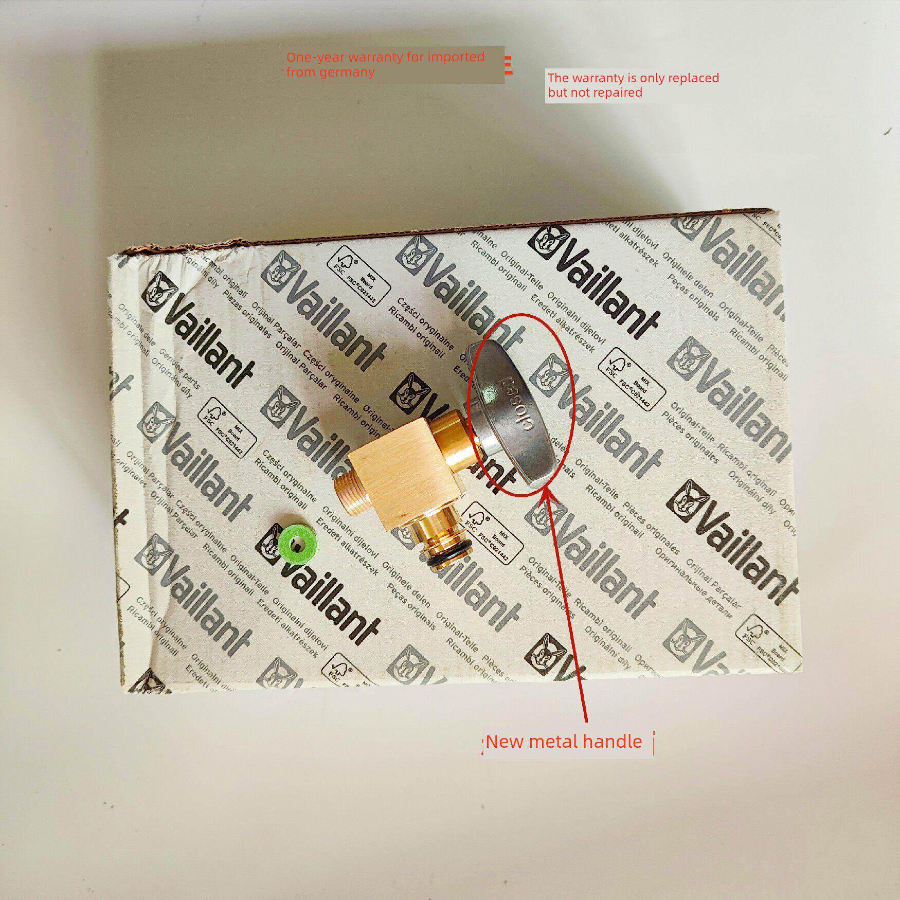 德国威能燃气壁挂式锅炉注水阀旋钮加热热水两用锅炉补水手柄铝制