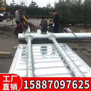 道路交通标志牌杆定制单双悬臂f型立杆信号灯杆监控立柱L型八角杆