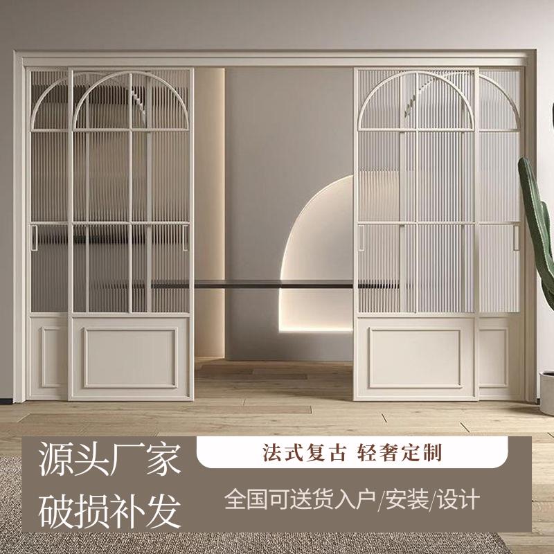 法式极简复古门老铁门窄边平开门厨房卫生间浴室厕所客厅铝合金门