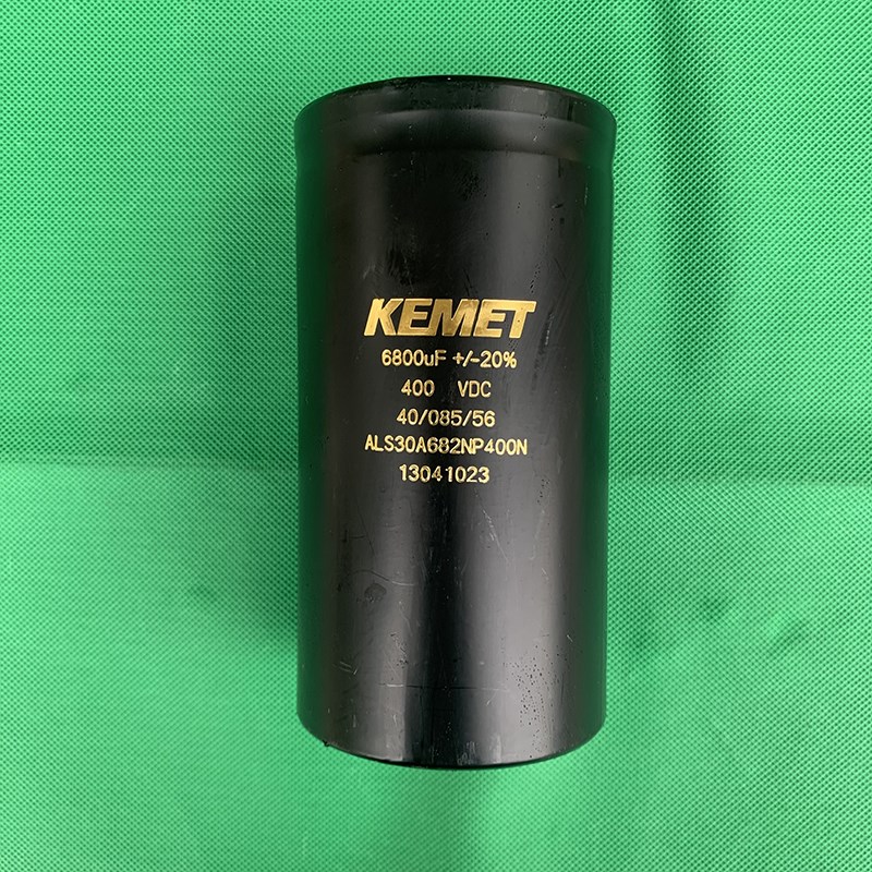进口拆机基美 KEMET 6800UF 400VDC 螺栓铝电解电容