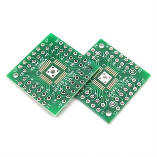 转接板 QFN48转DIP48 QFN44 0.5mm QFP48 QFP44 PQFP (2个)