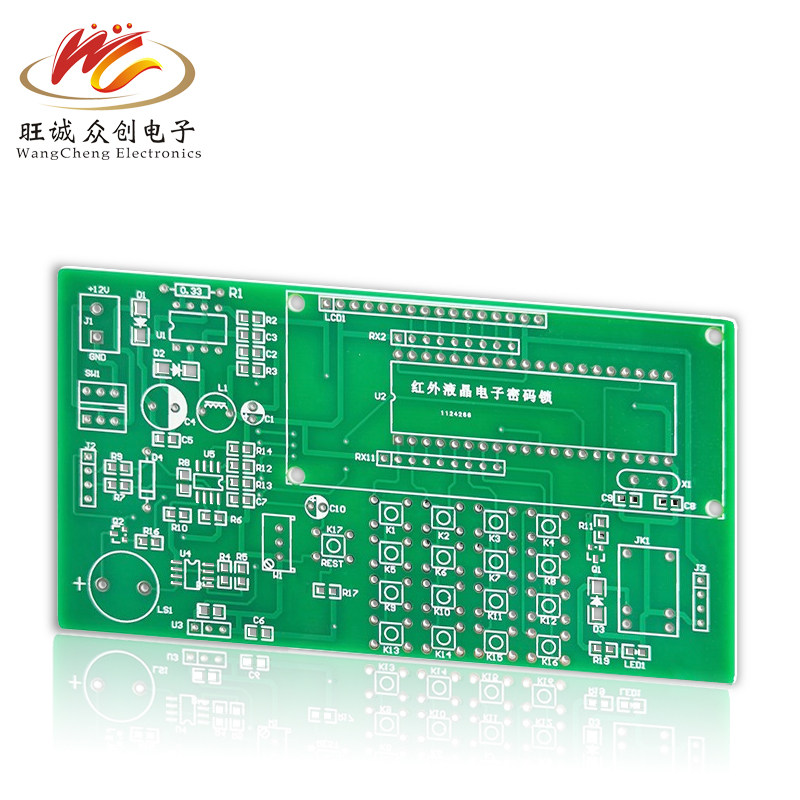红外液晶密码锁电路竞赛散件组装实训电子套件装调与应用大赛焊接