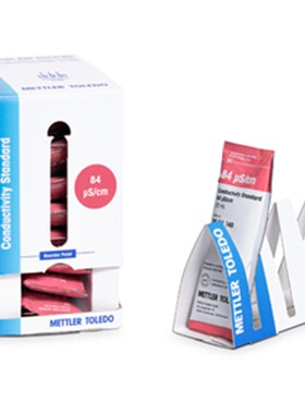 梅特勒1.3/5/10/84μS1413uS12.88mS/cm电导仪标准校正液20/250ml